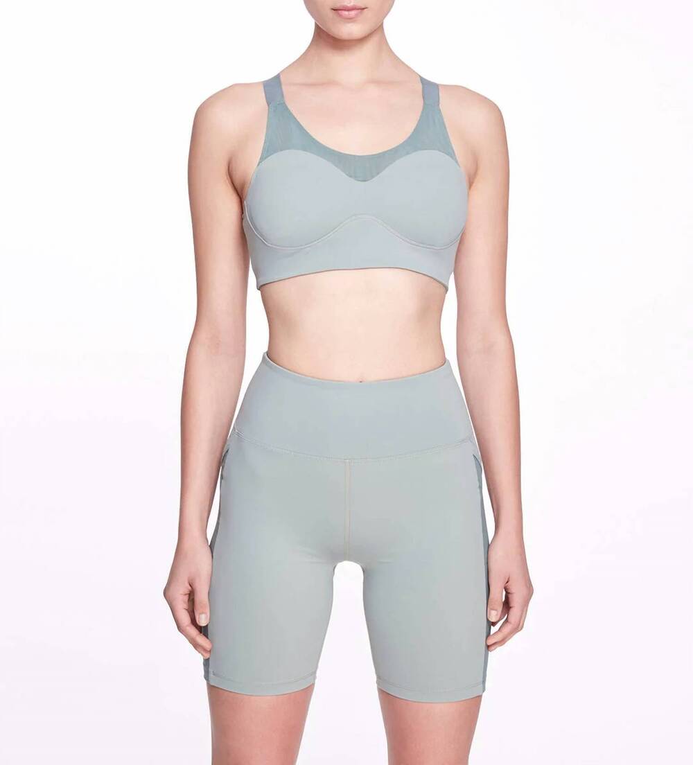 NEW MARCHESA ATHLEISURE olivia bra in sage